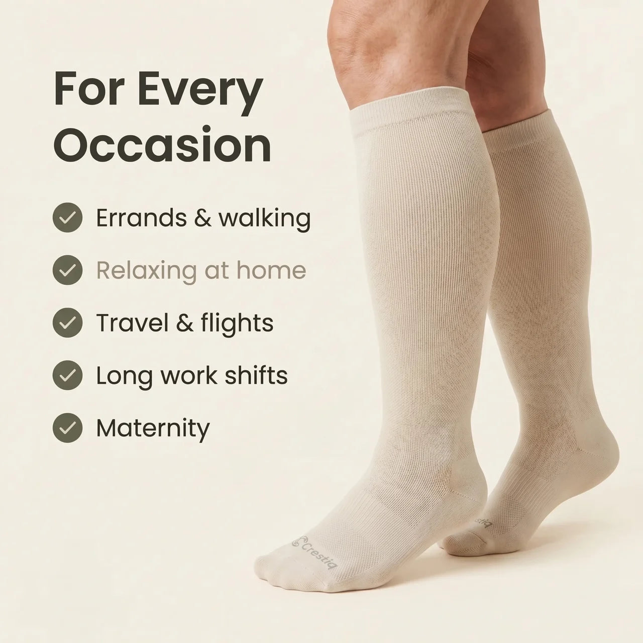 Crestiq Bamboo Compression Socks